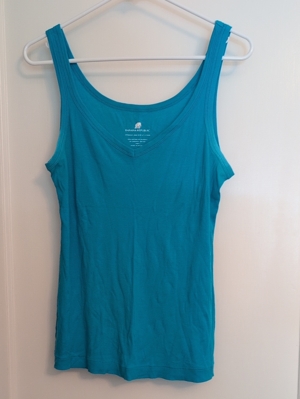 Banana Republic Bright Teal Scoop Neck Tank